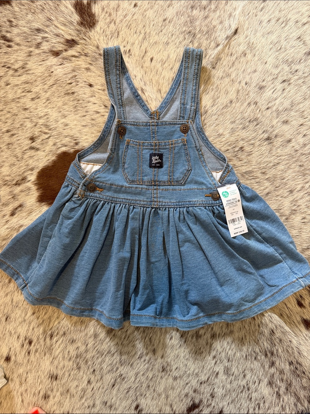 Baby B’gosh Light Blue Denim Overall Dress